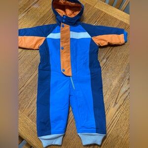 HANNA ANDERSSON BLUE SNOWSUIT-80